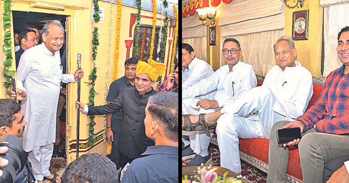 Matter of pride for State as Royal Train resumes operations: Gehlot